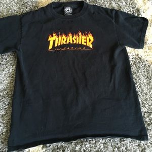 Kids boys youth Thrasher top shirt t shirt medium